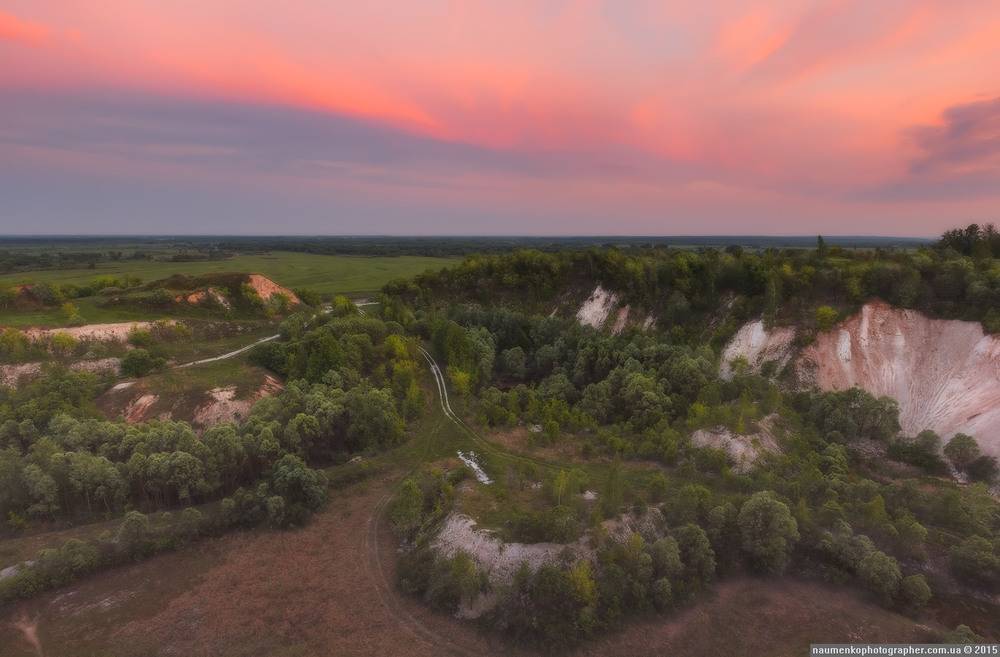 Заброшенный меловой карьер