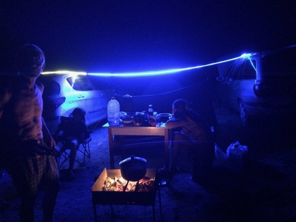 Поездка на Азовское море с палатками: сборы, трудная дорога, рыбалка и прекрасный вид из «окна»