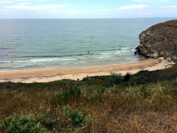 Поездка на Азовское море с палатками: сборы, трудная дорога, рыбалка и прекрасный вид из «окна»