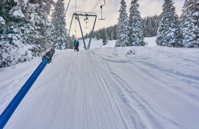Как подниматься на бугельном подъемнике?