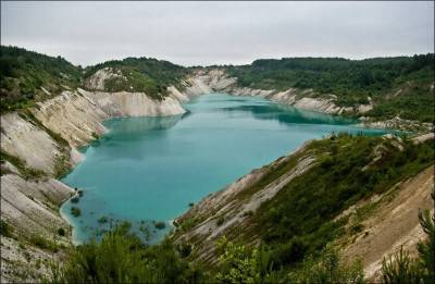 Пляж у Мелового озера