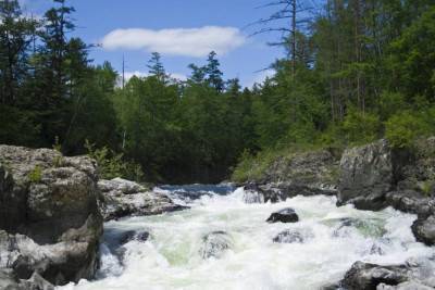 Водопады реки Кема