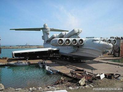 Экраноплан в Каспийске