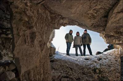 Пещеры у села Костенки