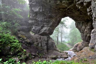 Водопад Куперля и Карстовый мост