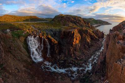 Водопад Малого Батарейского озера