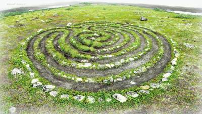 Каменный лабиринт "Вавилон"