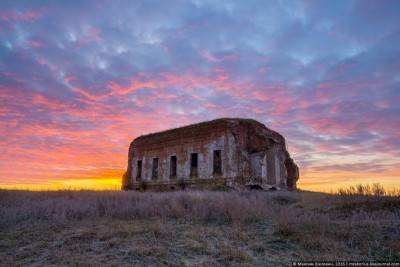 Заброшенная церковь в селе Матрено-Гезово