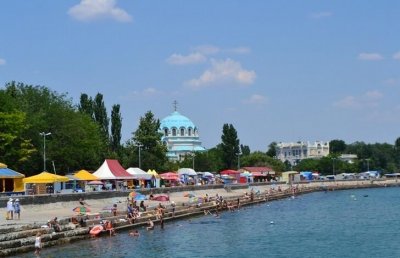 Набережная им. Терешковой в Евпатории